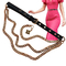 Nickle Free Womens Trendy Belts Multilayer Chiều dài 42 inch
